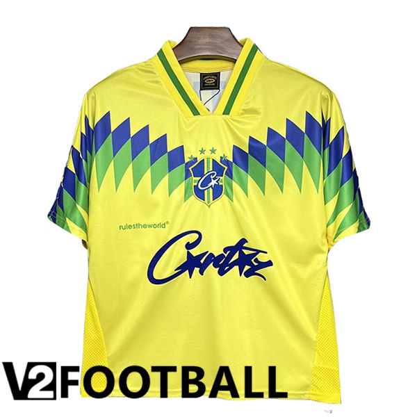 Brazil Retro Home Soccer Shirt 1995