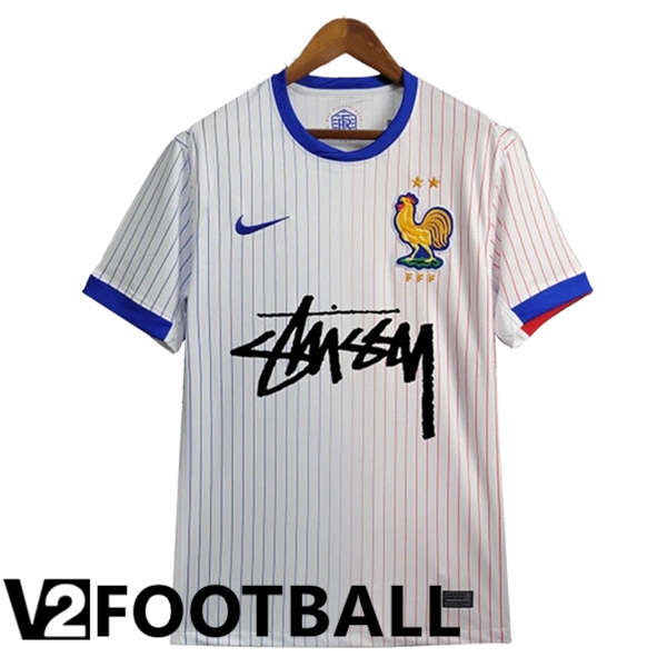 France Away Soccer Shirt Co-branded Edition 2024/2025