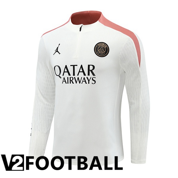 Paris PSG Training Sweatshirt White 2024/2025