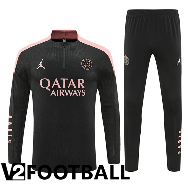 Paris PSG kit Training Tracksuit Black 2024/2025