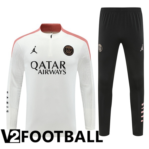 Paris PSG kit Training Tracksuit White 2024/2025