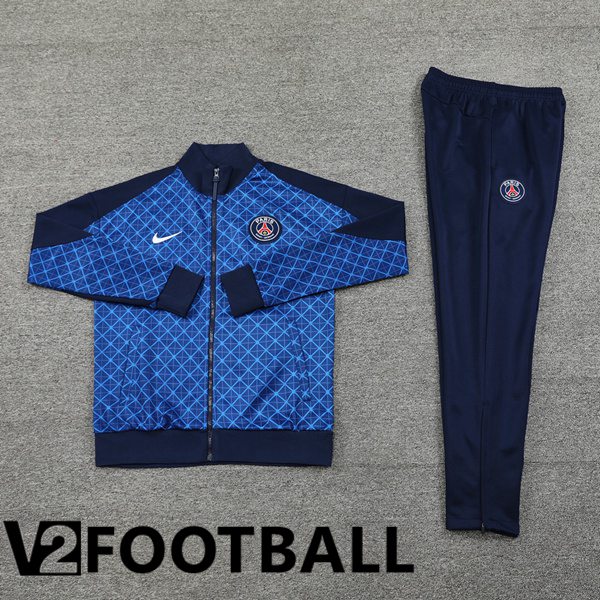 Paris PSG kit Training Jacket Suit Blue 2024/2025