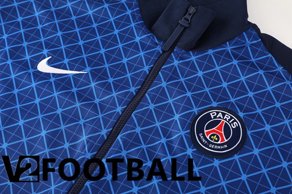 Paris PSG kit Training Jacket Suit Blue 2024/2025