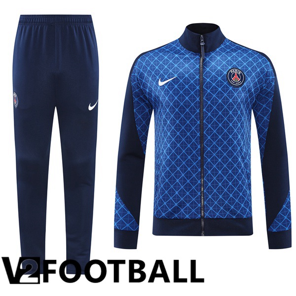 Paris PSG kit Training Jacket Suit Blue 2024/2025