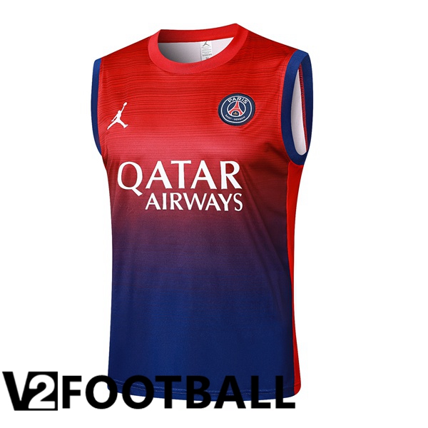 Paris PSG Gilet Soccer Red Blue Royal 2024/2025