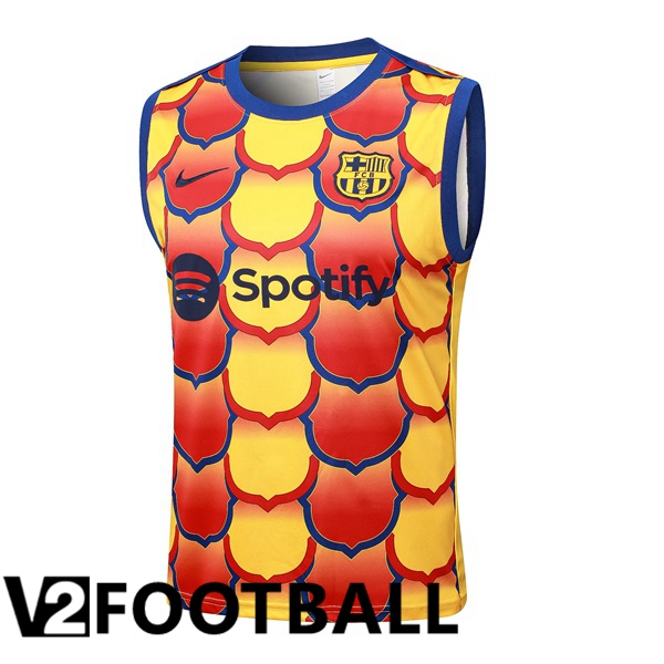 FC Barcelona Gilet Soccer Yellow 2024/2025