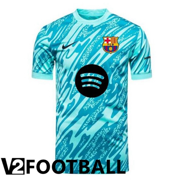 FC Barcelona Goalkeeper Soccer Shirt Blue 2024/2025