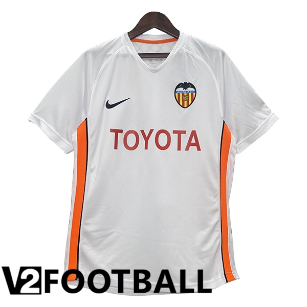 Valencia CF Retro Home Soccer Shirt 2006/2007