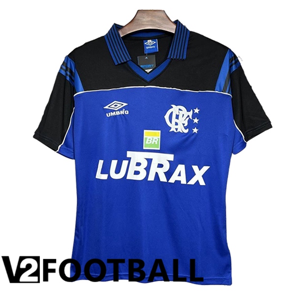 Flamengo Retro Goalkeeper Soccer Shirt Blue 1999