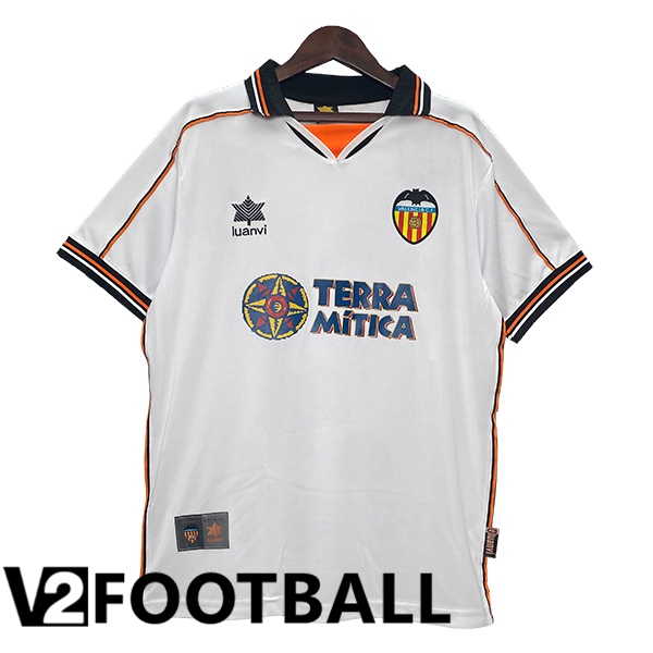 Valencia CF Retro Home Soccer Shirt 1999/2000