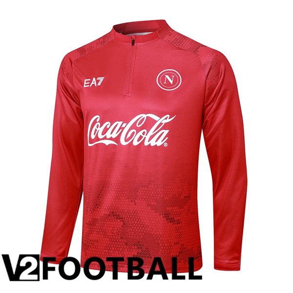 SSC Napoli Training Sweatshirt Red 2024/2025