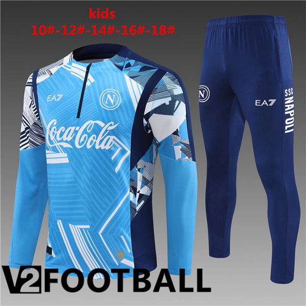 SSC Napoli Kids kit Training Tracksuit Blue 2024/2025