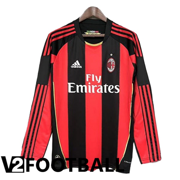 AC Milan Retro Away Soccer Shirt Long sleeve 2010/2011