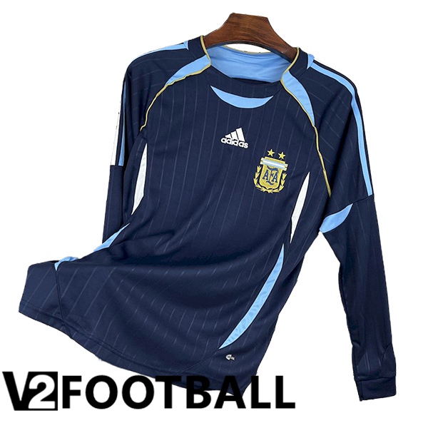 Argentina Retro Away Soccer Shirt Long sleeve 2006/2007