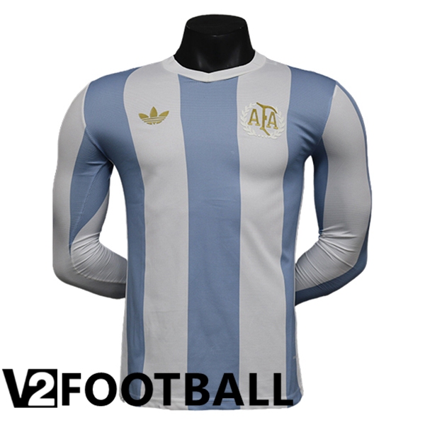 Argentina Soccer Shirt Long sleeve Adidas 50th Anniversary Edition 2024/2025