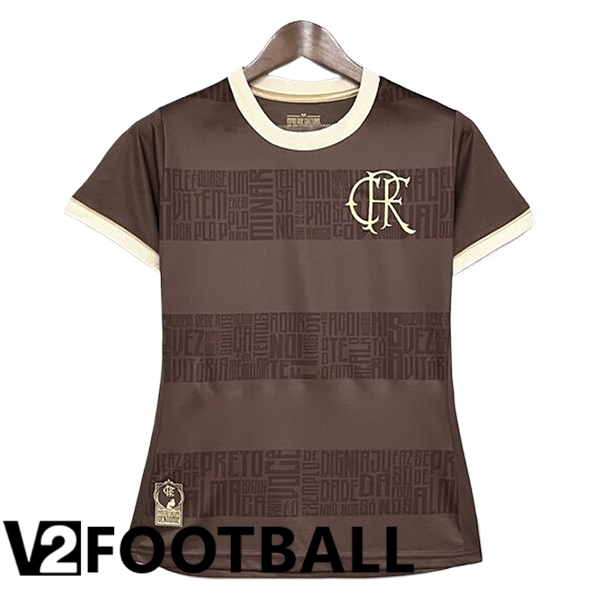 Flamengo Women Soccer Shirt Special Edition Brown 2024/2025