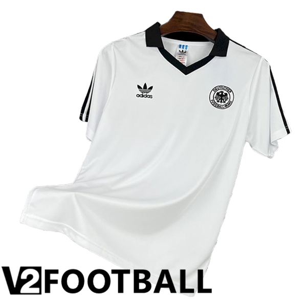 Germany Retro Home Soccer Shirt 1980