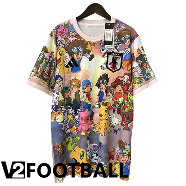 Japan Digimon Soccer Shirt Special Edition Orange 2024/2025