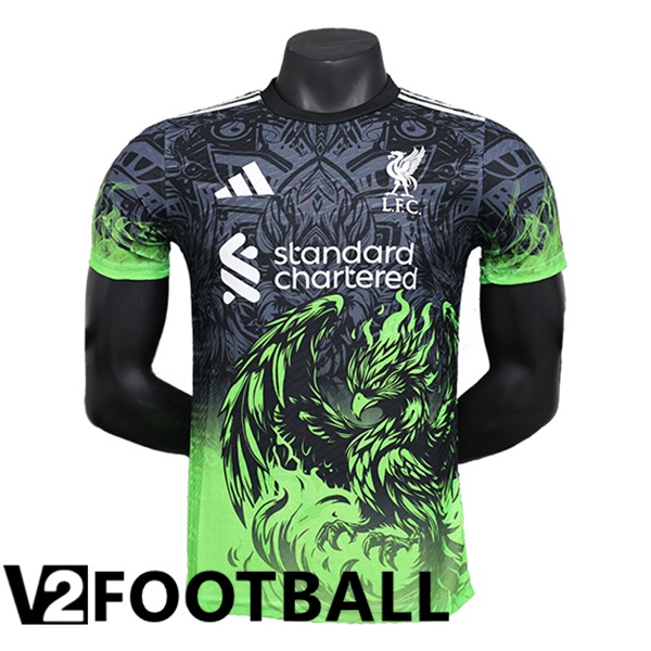 FC Liverpool Soccer Shirt Special Edition Black/Green 2024/2025