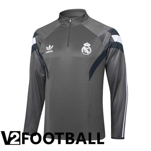 Real Madrid Training Sweatshirt Grey 2024/2025