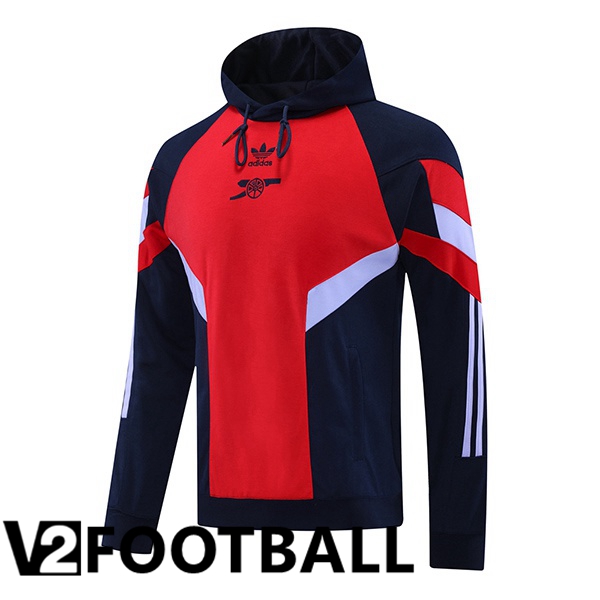 Arsenal Training Sweatshirt Hoodie Red 2024/2025