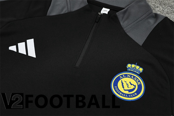 Al-Nassr FC kit Training Tracksuit Black 2024/2025