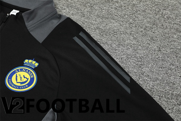 Al-Nassr FC kit Training Tracksuit Black 2024/2025