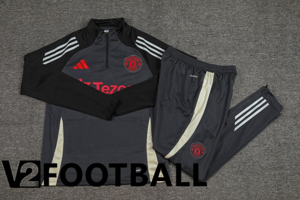 Manchester United kit Training Tracksuit Grey 2024/2025