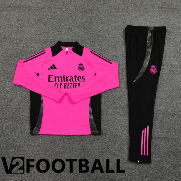 Real Madrid kit Training Tracksuit Pink 2024/2025