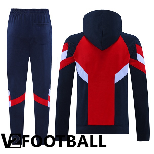 Arsenal Training Tracksuit Sweatshirt Hoodie Red 2024/2025