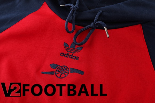 Arsenal Training Tracksuit Sweatshirt Hoodie Red 2024/2025