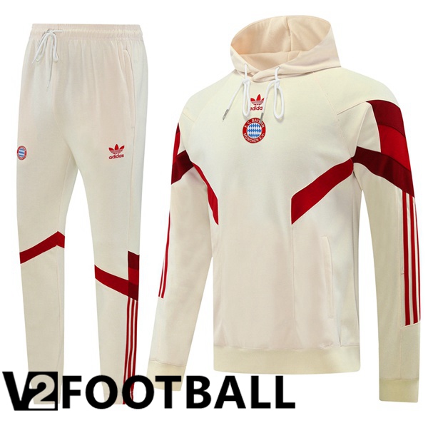 Bayern Munich Training Tracksuit Sweatshirt Hoodie Yellow 2024/2025