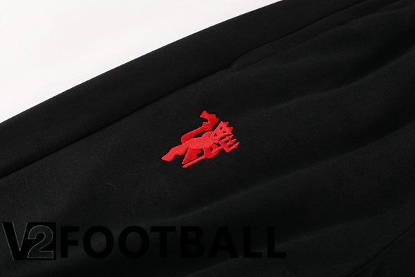 Manchester United Training Tracksuit Sweatshirt Hoodie Black 2024/2025