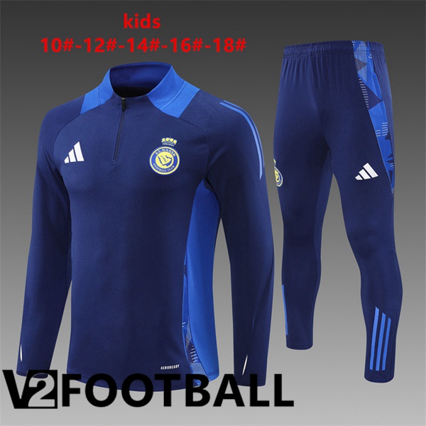 Al-Nassr FC Kids kit Training Tracksuit Blue Royal 2024/2025