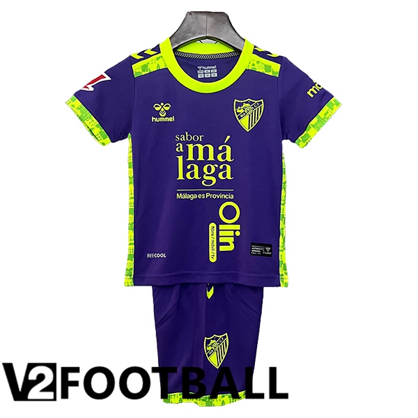 Malaga Kids Away Soccer Shirt 2024/2025