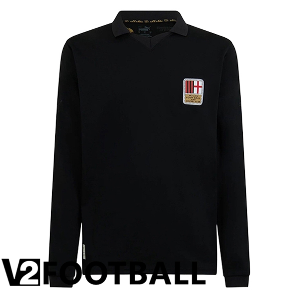 AC Milan New Soccer Shirt 125th Anniversary Long sleeve Black 2024/2025