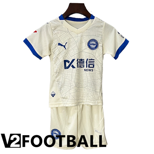 Kids Alaves Away Soccer Shirt 2024/2025