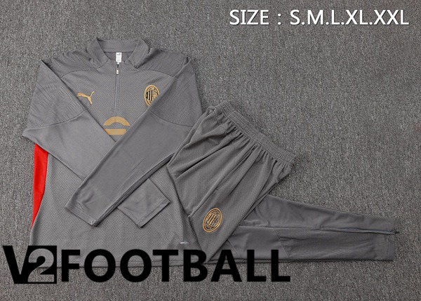 AC Milan kit Training Tracksuit Grey 2024/2025