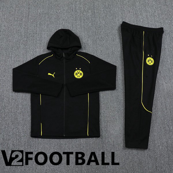 Dortmund BVB Training Tracksuit - Windbreaker Black 2024/2025