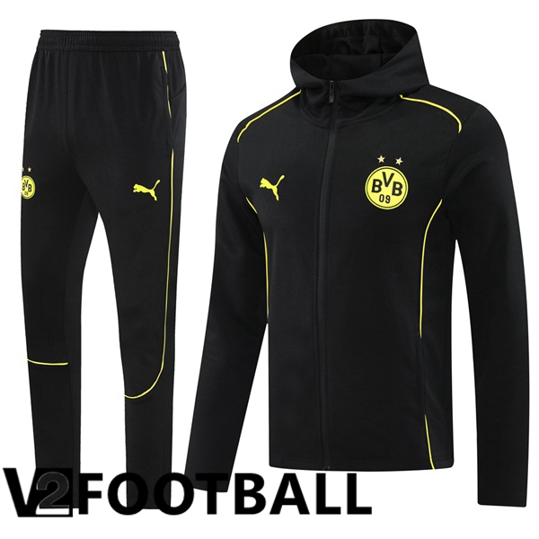 Dortmund BVB Training Tracksuit - Windbreaker Black 2024/2025