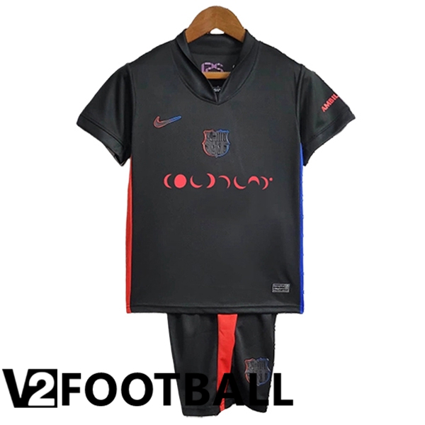 Barcelona Kids x coldplay Away Soccer Shirt 2024/2025