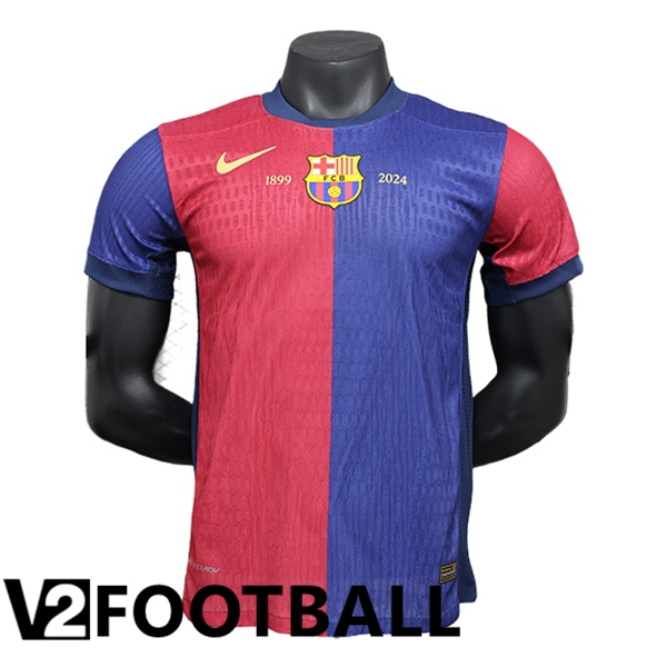 FC Barcelona Soccer Shirt Special Edition Red/Blue 1899-2024