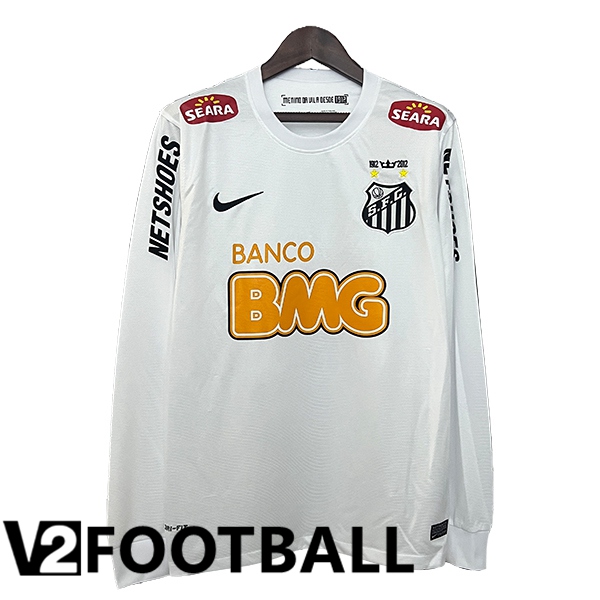 Santos Retro Home Soccer Shirt Long sleeve 2011/2012