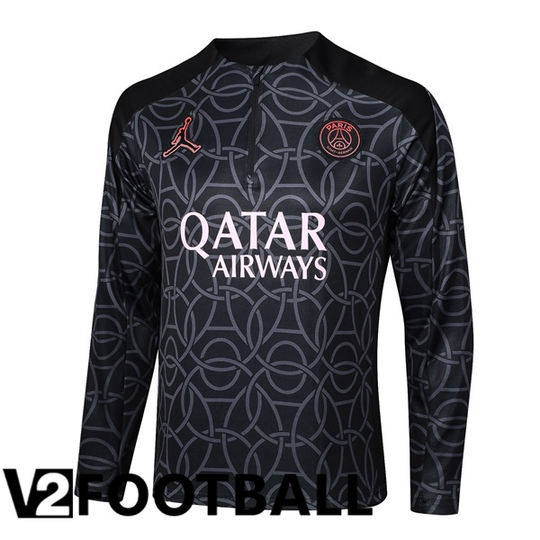 JORDAN Paris PSG Training Sweatshirt Black 2024/2025