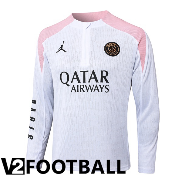 JORDAN Paris PSG Training Sweatshirt White 2024/2025