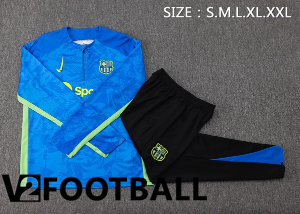 FC Barcelona kit Training Tracksuit Blue Green 2024/2025