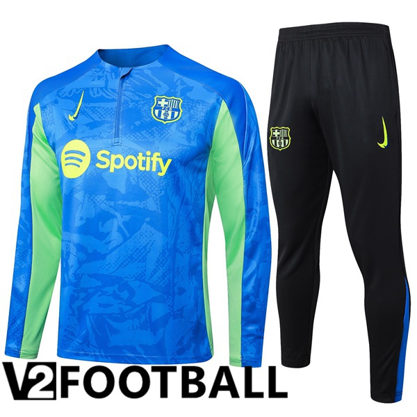 FC Barcelona kit Training Tracksuit Blue Green 2024/2025