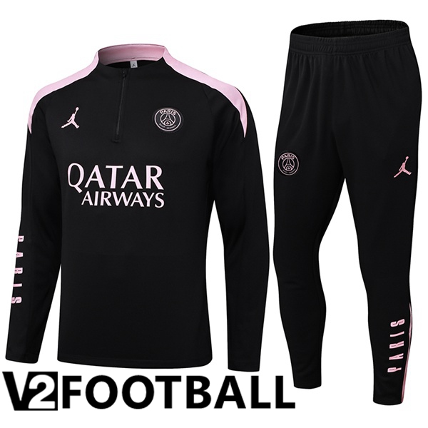 JORDAN Paris PSG kit Training Tracksuit Black 2024/2025