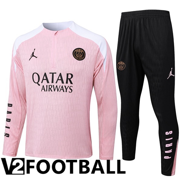 JORDAN Paris PSG kit Training Tracksuit Pink 2024/2025