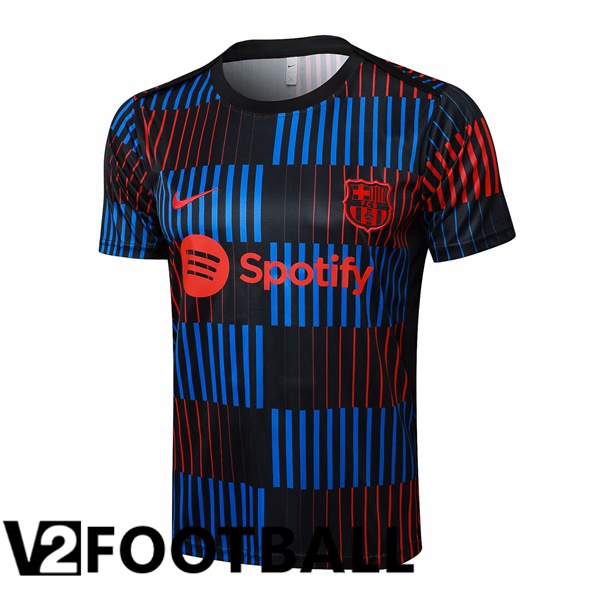 FC Barcelona Training T Shirt Red Blue Black 2024/2025